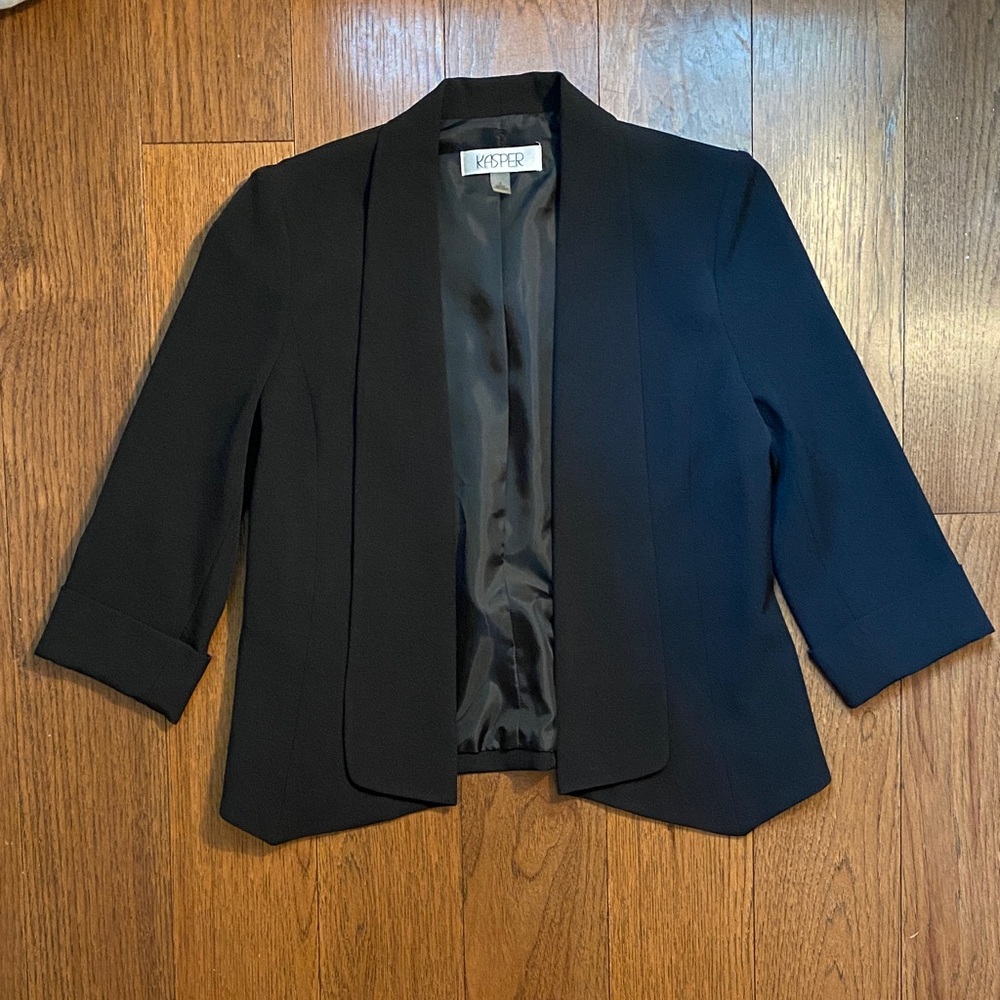 Kasper Classic Black Suit Jacket